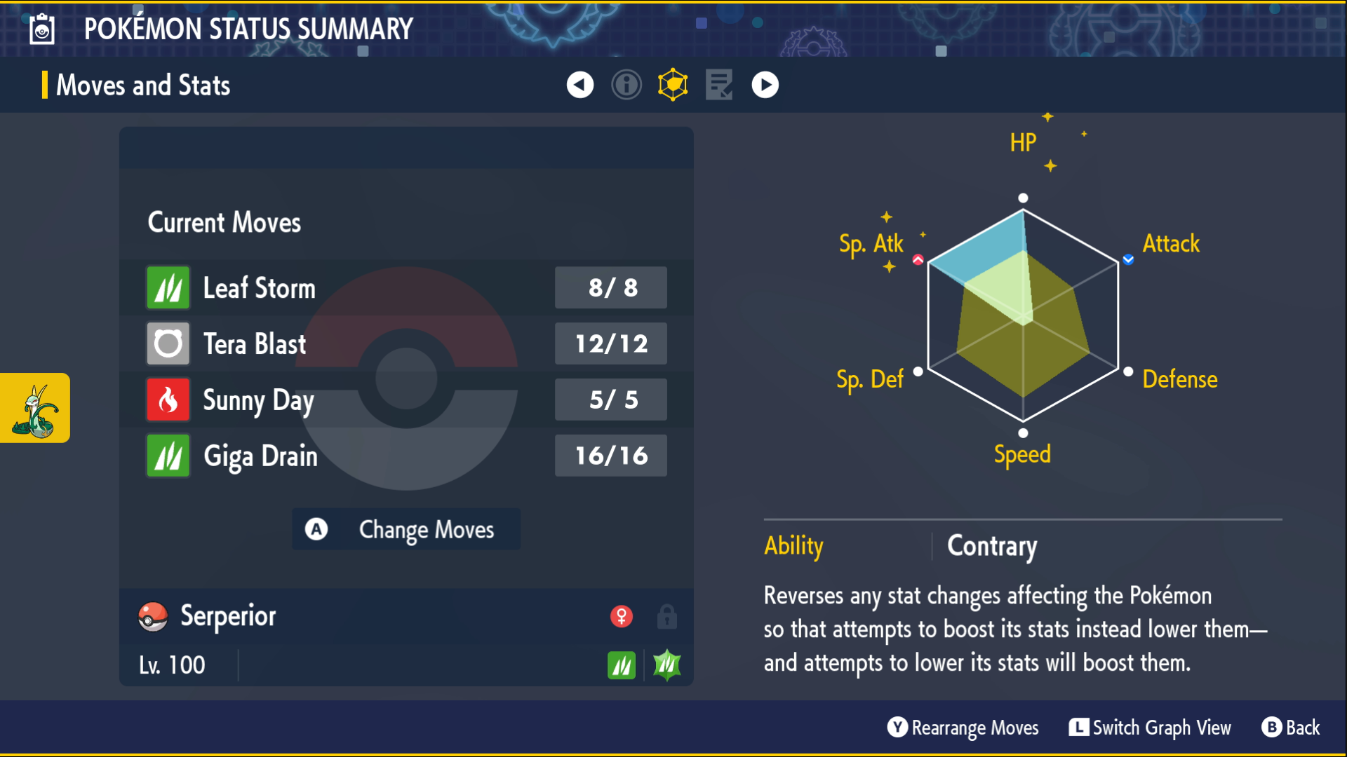 Serperior stats